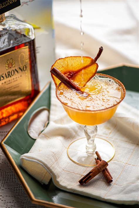 spiced-pear-martini-with-amaretto-and-cardamom-bitters image