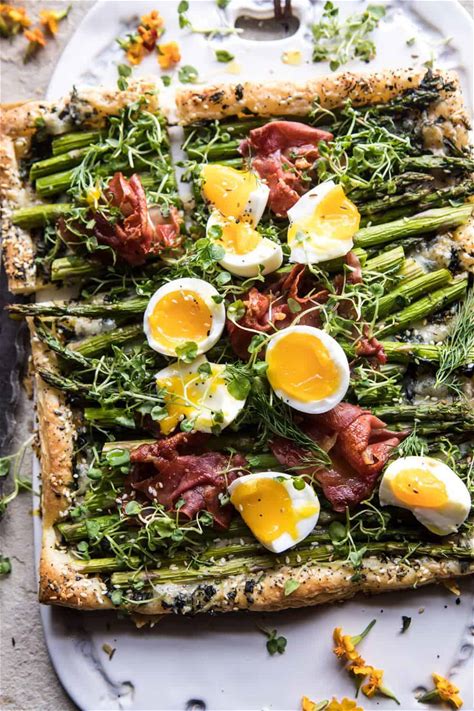 asparagus-egg-and-prosciutto-tart-with-everything image