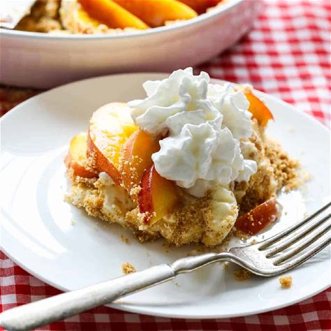peach-cheesecake-pie-no-bake-delicious-table image