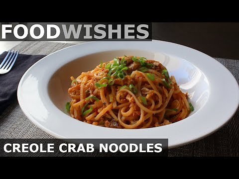 creole-crab-noodles-food-wishes-spicy-crab-noodles image