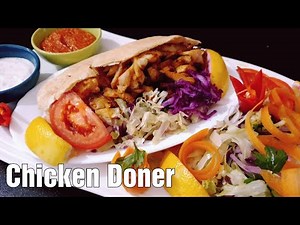 homemade-chicken-doner-tavuk-dner-chicken image