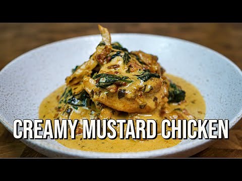 creamy-mustard-chicken-the-tastiest-recipe-youtube image