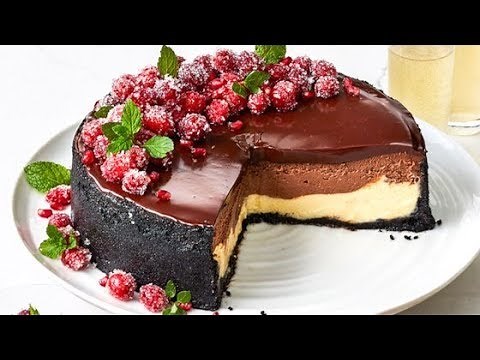 ghirardelli-layered-chocolate-cheesecake-with-ganache image