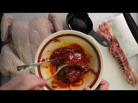 simple-4-ingredient-spatchcock-gochujang-chicken image