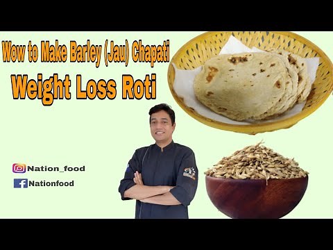 barley-chapati-jau-ki-roti-recipe-barley-roti-for-weight image