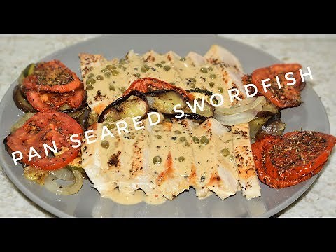 how-to-make-swordfish-au-poivre-fish-recipes-youtube image