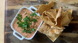 how-to-make-cheesy-salsa-dip-chef-jj-johnson image
