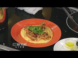 in-the-kitchen-chef-brennan-cooks-up-shrimp-and-grits image