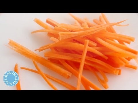 how-to-julienne-carrots-with-martha-stewart-youtube image
