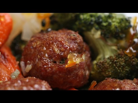 orange-glazed-meatballs-and-veggies-youtube image