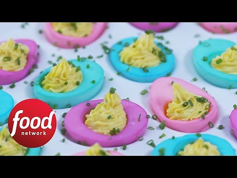 how-to-make-colorful-deviled-eggs-food-network image