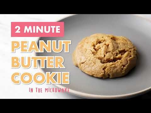 2-minute-cookie-in-the-microwave-peanut-butter-cookie-youtube image