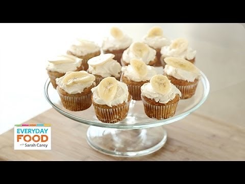 banana-cupcakes-with-honey-cinnamon-frosting image