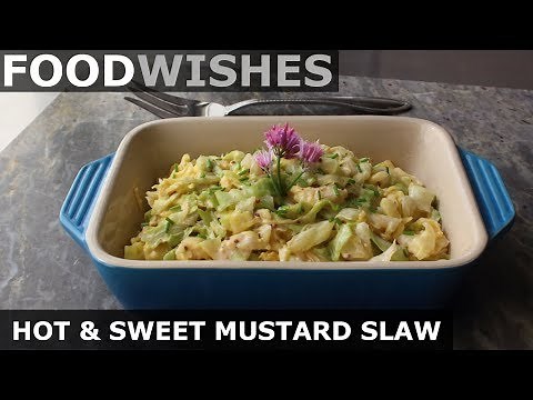 hot-sweet-mustard-slaw-food-wishes-youtube image