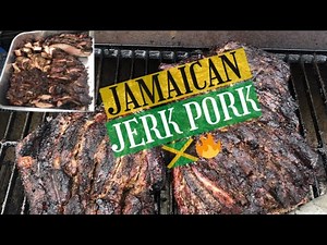 jamaican-jerk-pork-on-charcoal-grill-chef-mclean image