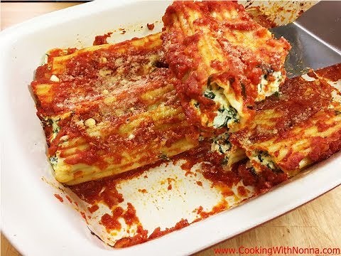 manicotti-with-spinach-and-ricotta-rossellas-cooking image