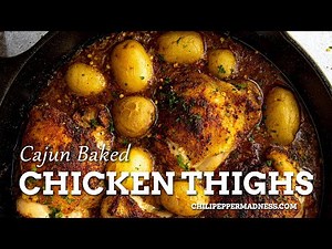 cajun-spiced-baked-chicken-thighs-recipe-youtube image
