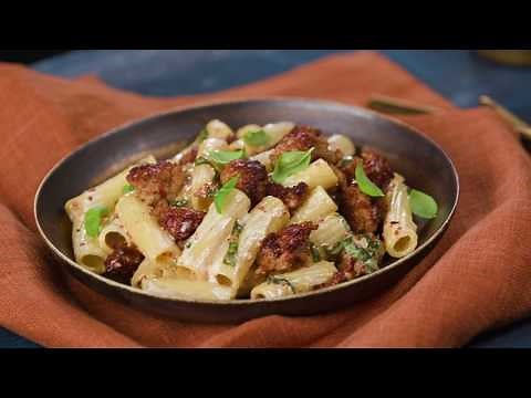 pasta-with-sausage-basil-and-mustard-40-best-ever image