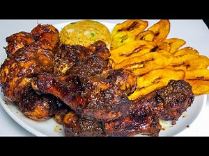 the-ultimate-jamaican-jerk-chicken-and-fried-plantains image