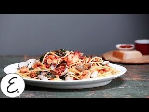 shrimp-clams-kale-and-pasta-emeril-lagasse image