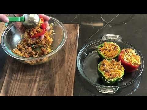 spanish-stuffed-peppers-recipe-youtube image