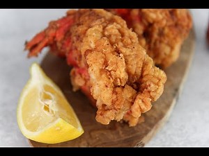 fried-lobster-tails-with-garlic-butter-sauce-youtube image