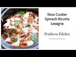 slow-cooker-spinach-lasagna-kristines-kitchen image