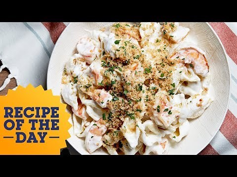 recipe-of-the-day-shrimp-scampi-mac-and-cheese-food image