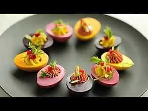 rainbow-deviled-eggs-foodcom-youtube image