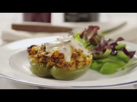 how-to-make-stuffed-green-peppers-vegetable image