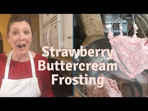 strawberry-buttercream-frosting-chef-kristi-youtube image