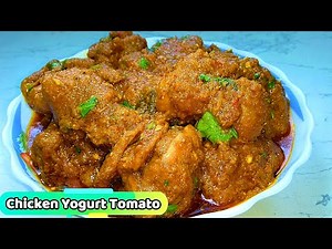 yogurt-tomato-chicken-recipe-dahi-tamatar-chicken image
