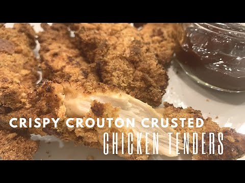how-to-make-crispy-crouton-breaded-chicken-tenders image