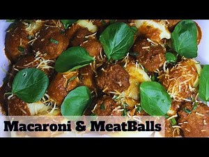how-to-make-macaroni-and-juicy-meatballs-in image