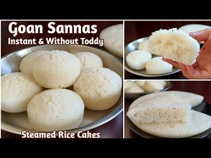 goan-sannas-recipe-without-toddy-instant-steamed-rice-cakes image