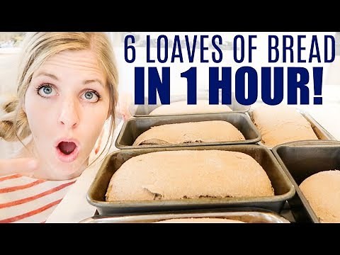 how-to-make-bread-make-6-loaves-in-1-hour-bread image