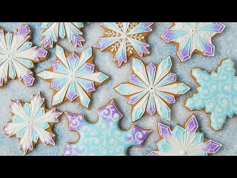 frozen-inspired-gingerbread-snowflake-cookies-youtube image