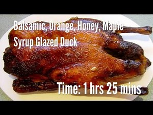 balsamic-orange-honey-maple-syrup-glazed-duck image