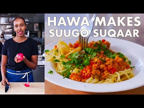 hawa-makes-suugo-suqaar-somali-pasta-from-the-test-kitchen image