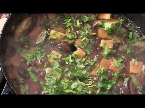 chinese-braised-tofu-with-black-mushrooms-youtube image