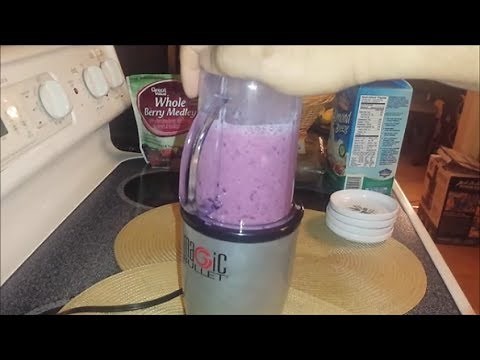 how-to-make-fruit-smoothie-using-magic-bullet-youtube image