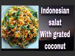 indonesian-salad-with-grated-coconut-urap-sayur image
