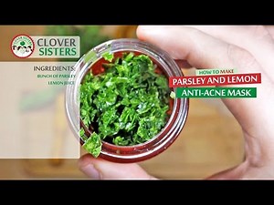 parsley-and-lemon-anti-acne-mask-youtube image