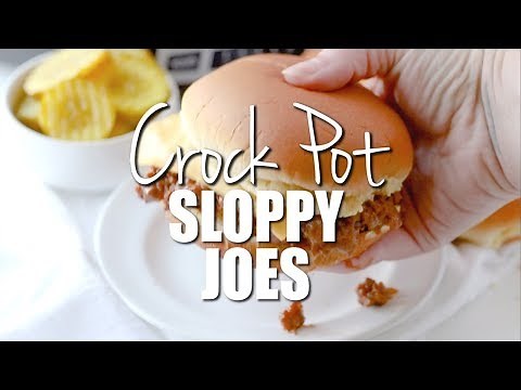 how-to-make-homemade-crock-pot-sloppy-joes-youtube image