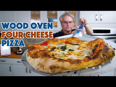 four-cheese-pizza-wood-fired-quattro-formaggi image