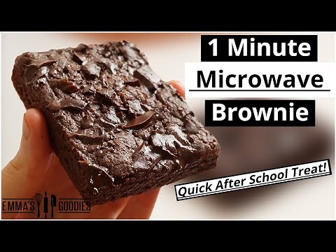 1-minute-microwave-brownie-the-easiest-chocolate-brownie image