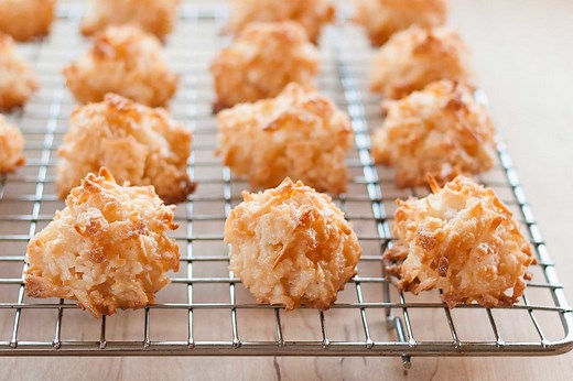 easy-coconut-macaroons-recipe-chewy-crunchy-the image