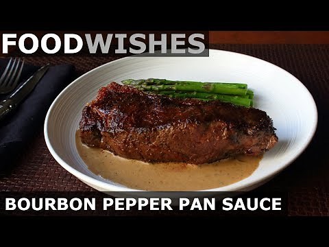 bourbon-pepper-pan-sauce-food-wishes-youtube image