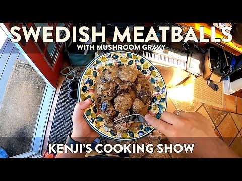 swedish-meatballs-with-mushroom-gravy-youtube image