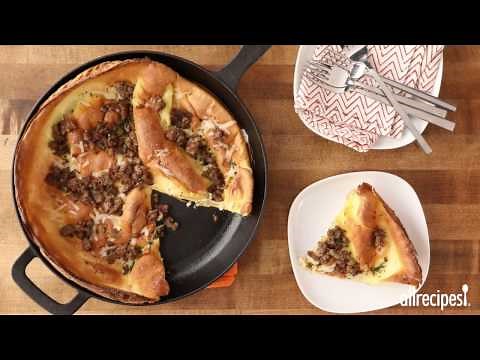 how-to-make-herb-sausage-cheese-dutch-baby image
